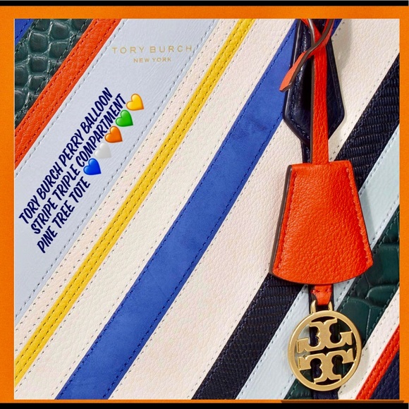 SOLD‼️TORY BURCH PERRY TRIPLE COMPARTMENT TOTE BAG - Picture 3 of 6